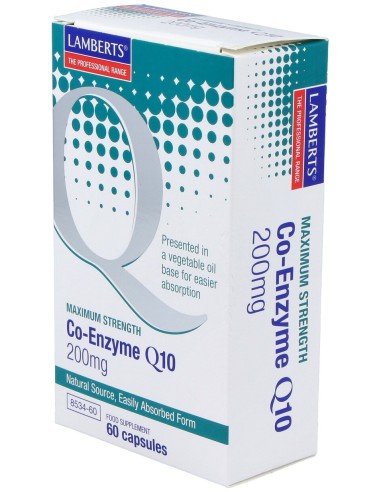 Lamberts Co Enzyme Q10 200Mg 60Cáps