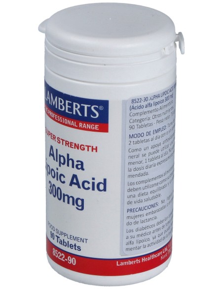 Lamberts Ácido Alfa Lipoico 300Mg 90 Comp.