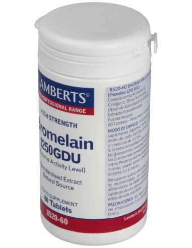 Lamberts Bromelain 1250Gdu 60Comp