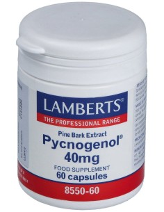 Pycnogenol 40 Mg.(Extracto De Pino Bark) 60 Cap.