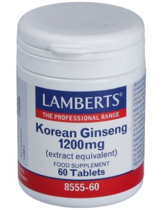 Lamberts Korean Ginseng 1200Mg 60Comp