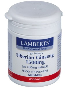 Lamberts Ginseng Siberiano 1500Mg 60 Comp