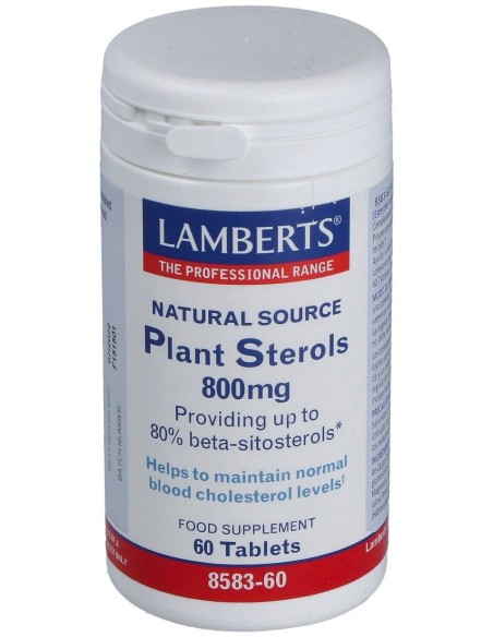 Esteroles Vegetales (Plant Sterols) 800Mg. 60Comp.