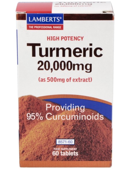 Curcuma 20.000Mg. (95% De Curcumina) 60Comp.