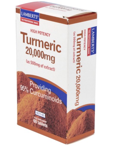 Curcuma 20.000Mg. (95% De Curcumina) 60Comp.