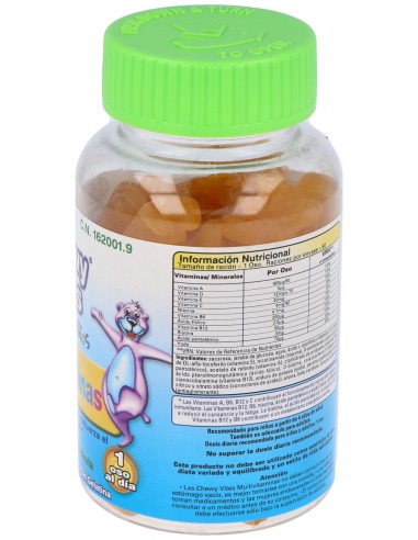 Chewy Vites Multivitaminas Plus Infantil 60Ud.