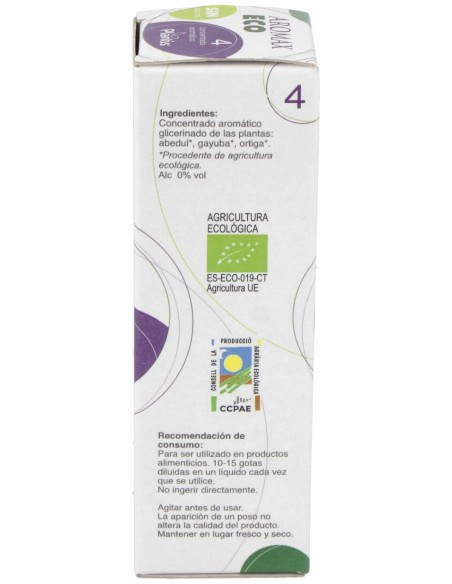 Plantis Aromax 04 Eco Diurético Sin Alcohol 50Ml
