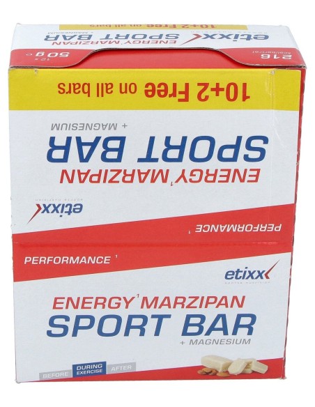Etixx Energy Bar Sabor Mazapan 12Barritas