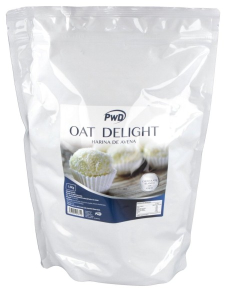Oat Delight Chocolate Blanco Con Coco 1,5Kg.