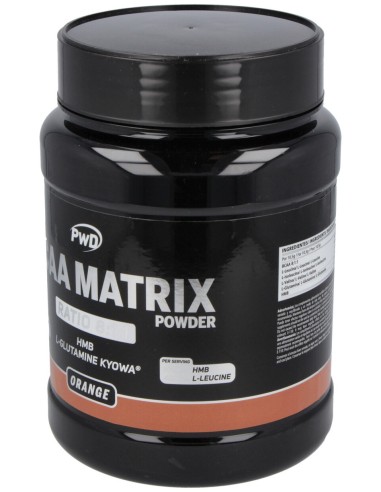 Pwd Bcaa Matrix Sabor Naranja 525G