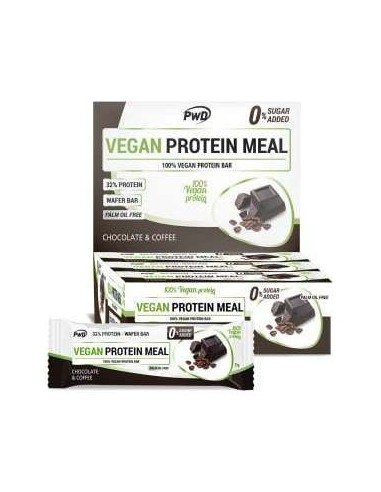 Vegan Protein Meal Barritas Choco-Coffee 12Uds.
