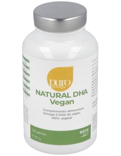 Puro Omega Natural Dha Vegan 120 Perlas