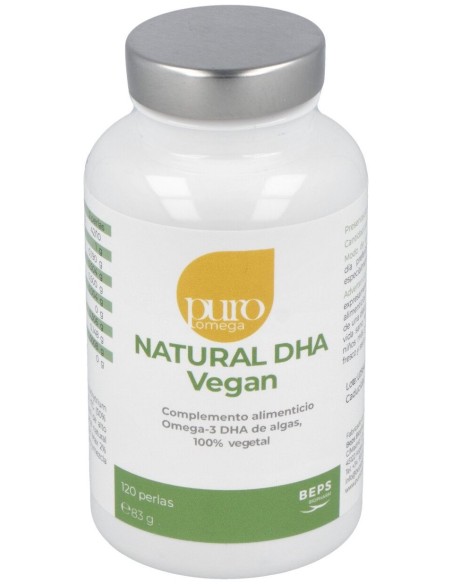 Puro Omega Natural Dha Vegan 120 Perlas