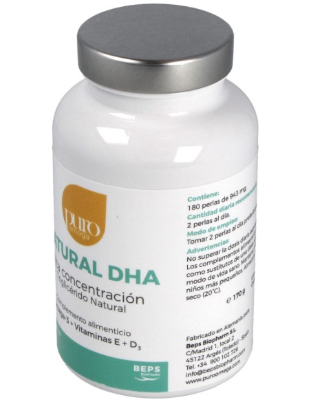 Natural Dha Alta Concentracion 180Perlas
