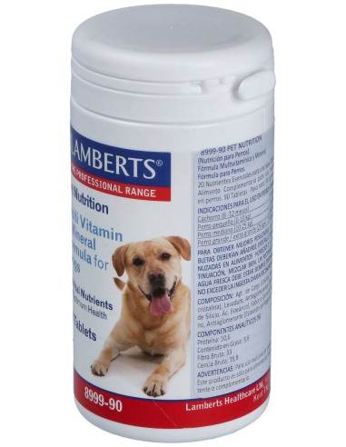 Pet Nutrition (Vit. Y Min.) Perro 90Comp. Vet