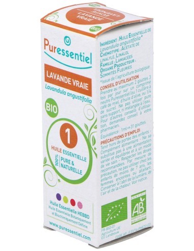 Lavanda Vera Aceite Esencial Bio 10Ml.