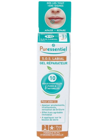 Sos Gel Labial Reparador Con 10 Ae 5Ml.