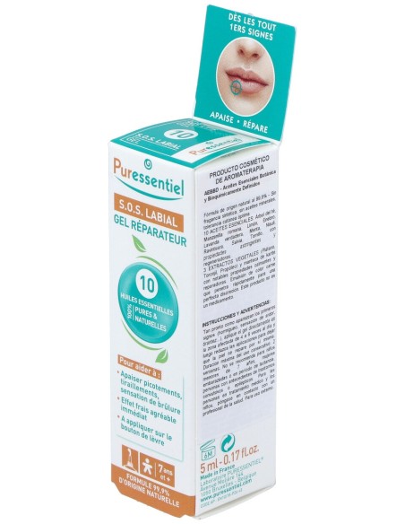 Sos Gel Labial Reparador Con 10 Ae 5Ml.
