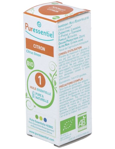 Limon Aceite Esencial Bio 10Ml.