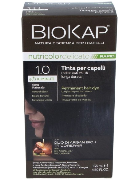Biokap Rapid Negro Natural 1.0 Tubo 140Ml.