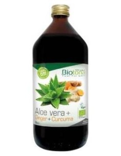 Biotona Jugo Aloe Vera+ Jengibre+ Curcuma Bio 1L