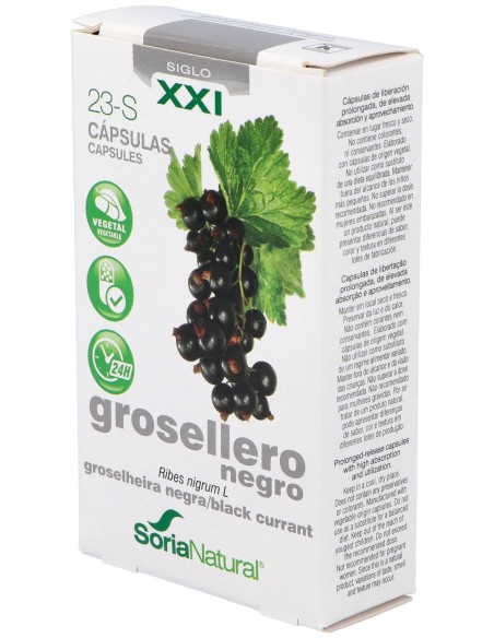 Soria Natural Grosellero Negro 23S 30Caps
