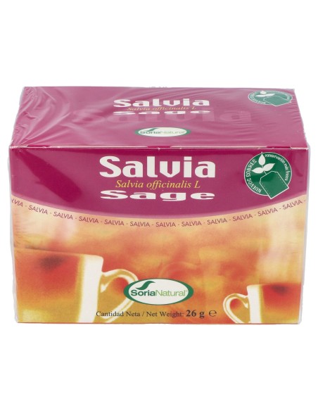 Soria Natural Salvia Infusión 20 Filtros