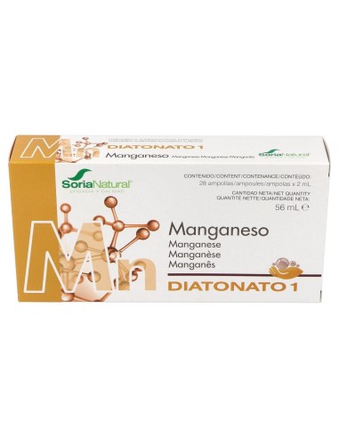 Soria Natural Diatonato 1 Mn 28 Ampollas