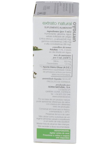 Soria Natural Ext.Ortiga Verde 50 Ml Actibios