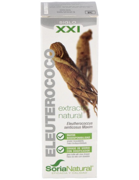 Extracto Eleuterococo Xxi 50Ml Soria Nat