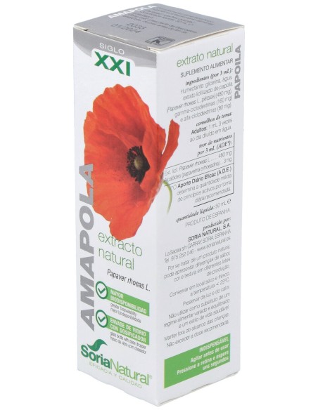 Extracto Amapola 50Ml Xxi Soria Natural