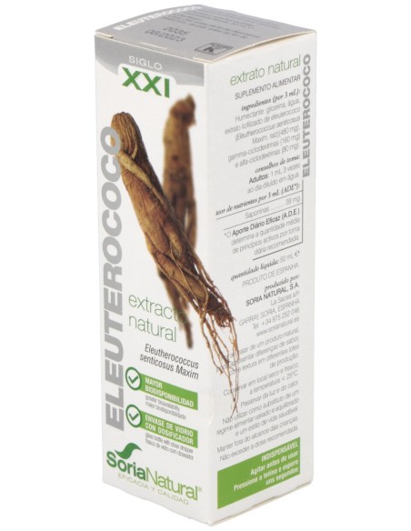 Extracto Eleuterococo Xxi 50Ml Soria Nat