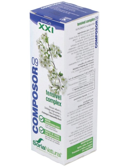 Composor 09 Tensivel Xxi 50 Ml Soria Nat