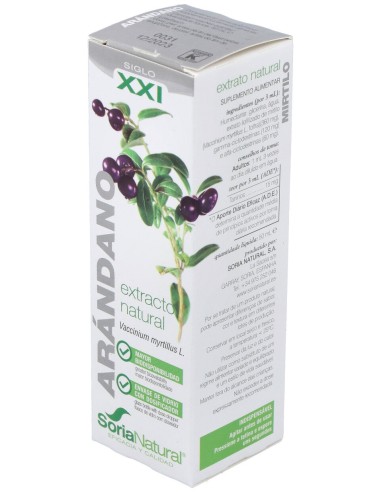 Extracto Arandano Xxi 50Ml Soria Natural