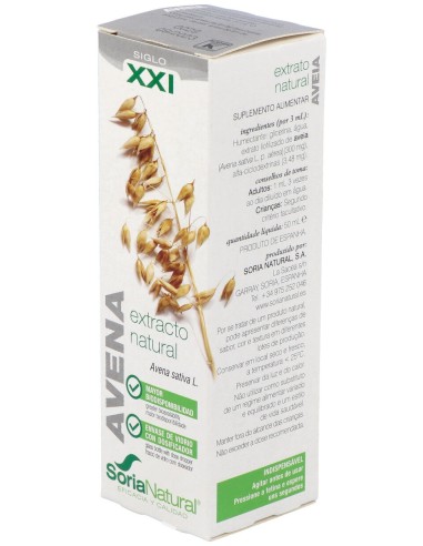 Ext. Avena Xxi 50Ml. S/Al