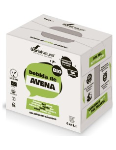 Soria Natural Leche De Avena Ecologica 6X1000Ml