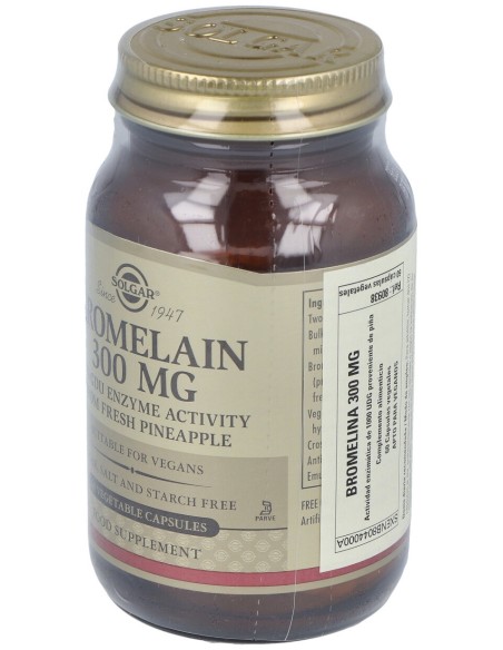 Bromelina 300Mg. 60Cap.