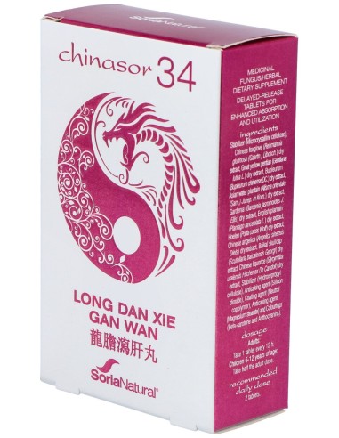 Chinasor 34 Long Dan Xie Gan Wan 30Comp.