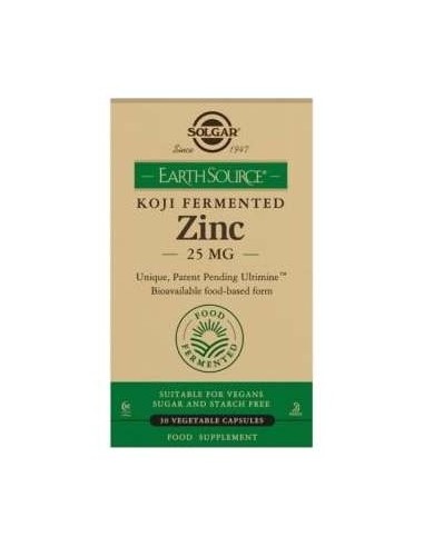 Earth Source Koji Zinc 25Mg. 30Cap.Veg.