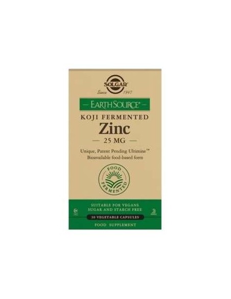 Earth Source Koji Zinc 25Mg. 30Cap.Veg.