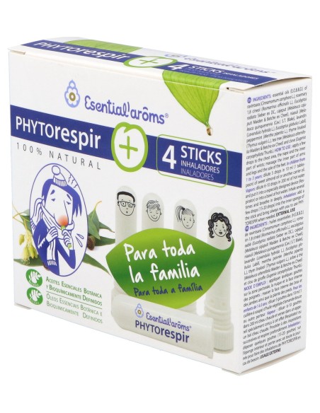 Phytorespir Frasco 30Ml. + 4 Sticks Inhaladores