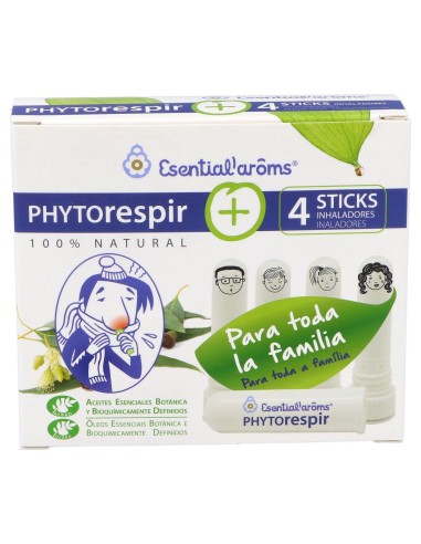 Phytorespir Frasco 30Ml. + 4 Sticks Inhaladores