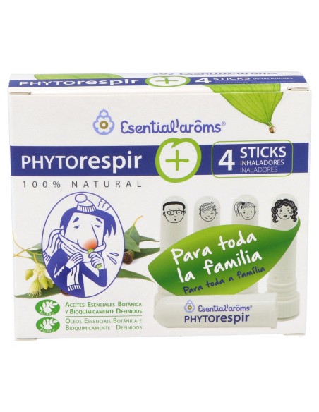 Phytorespir Frasco 30Ml. + 4 Sticks Inhaladores