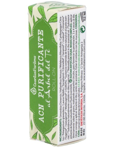 Esential Aroms Arbol Del Te Aceite Roll-On Acne...