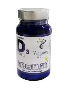 Veggunn Vitamina D3 1000Ui 60 Cápsulas