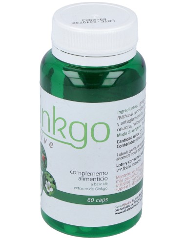 Saludalkalina Ginkgo Active 60Caps