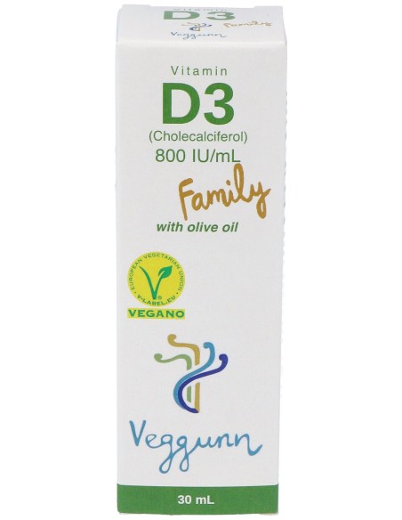 Veggunn Vitamina D3 800Ui Family 30Ml