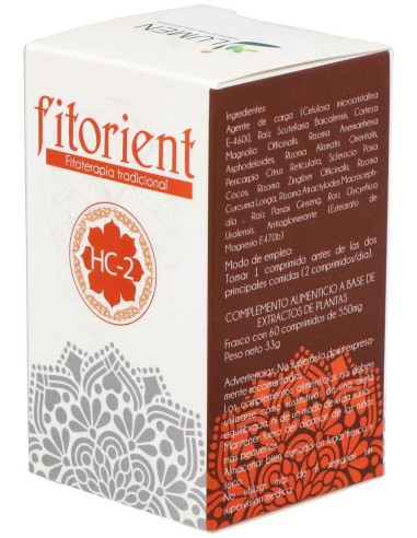 H.C.-2 Humedad-Calor En Digestivo 60Comp Fitorient