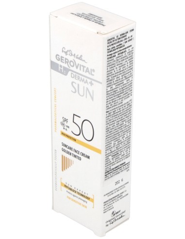 Gerovital Crema Solar Spf50 Tono Dorado 50Ml.
