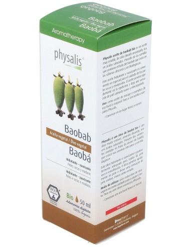 Physalis Aceite Vegetal De Baobab Bio 50Ml